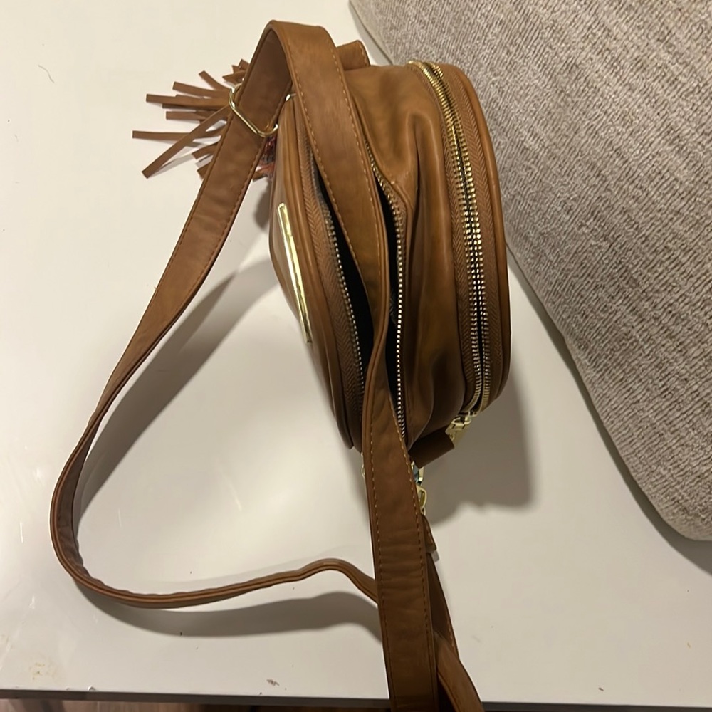 Steve Madden round tassel handbag